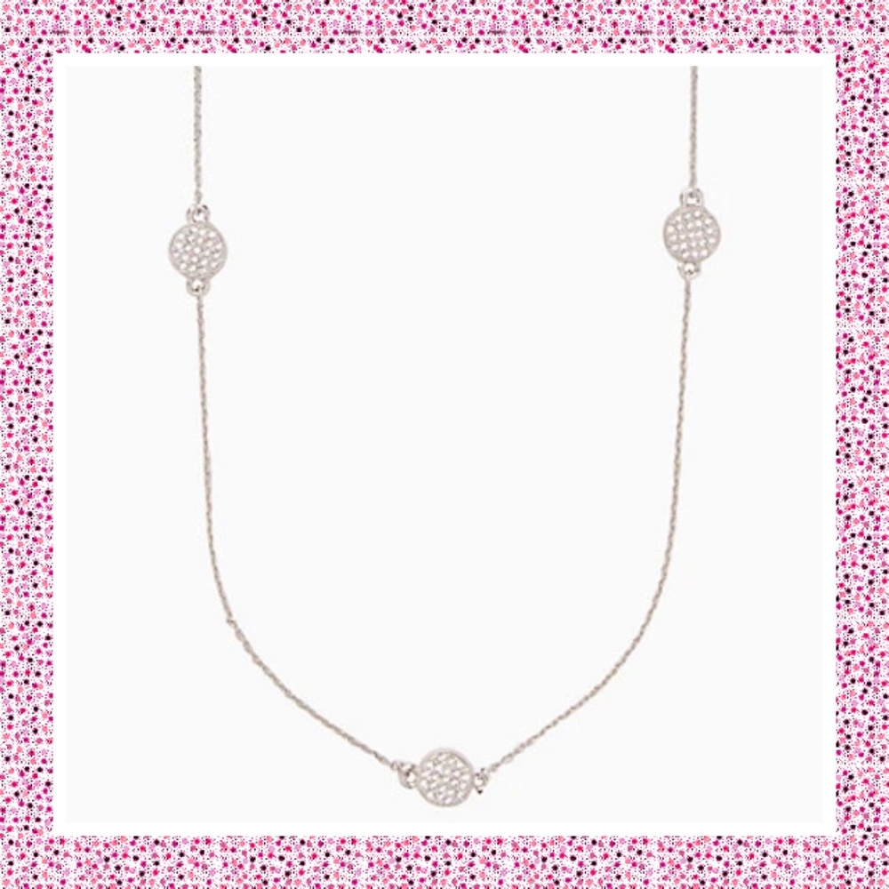 Take 40% Off Kate Spade ♠️ Silver “Bright Spot Scatter” Necklace NWTs